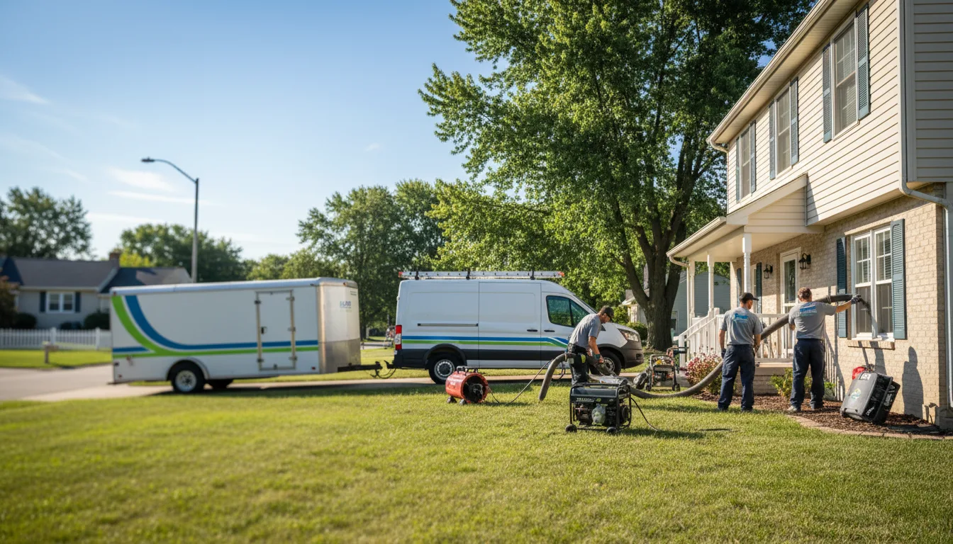Flooded Basement Restoration And Cleanup With Repair in Lake Ann, MI near me